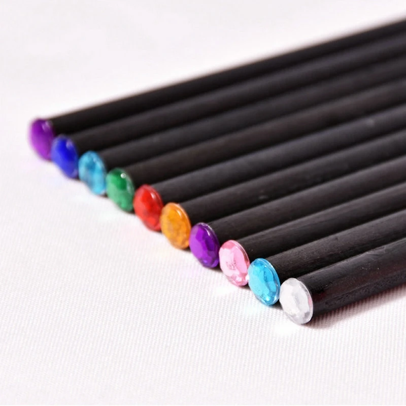 Карандаш Hb со стразами цветной карандаш канцелярские товары принадлежности для