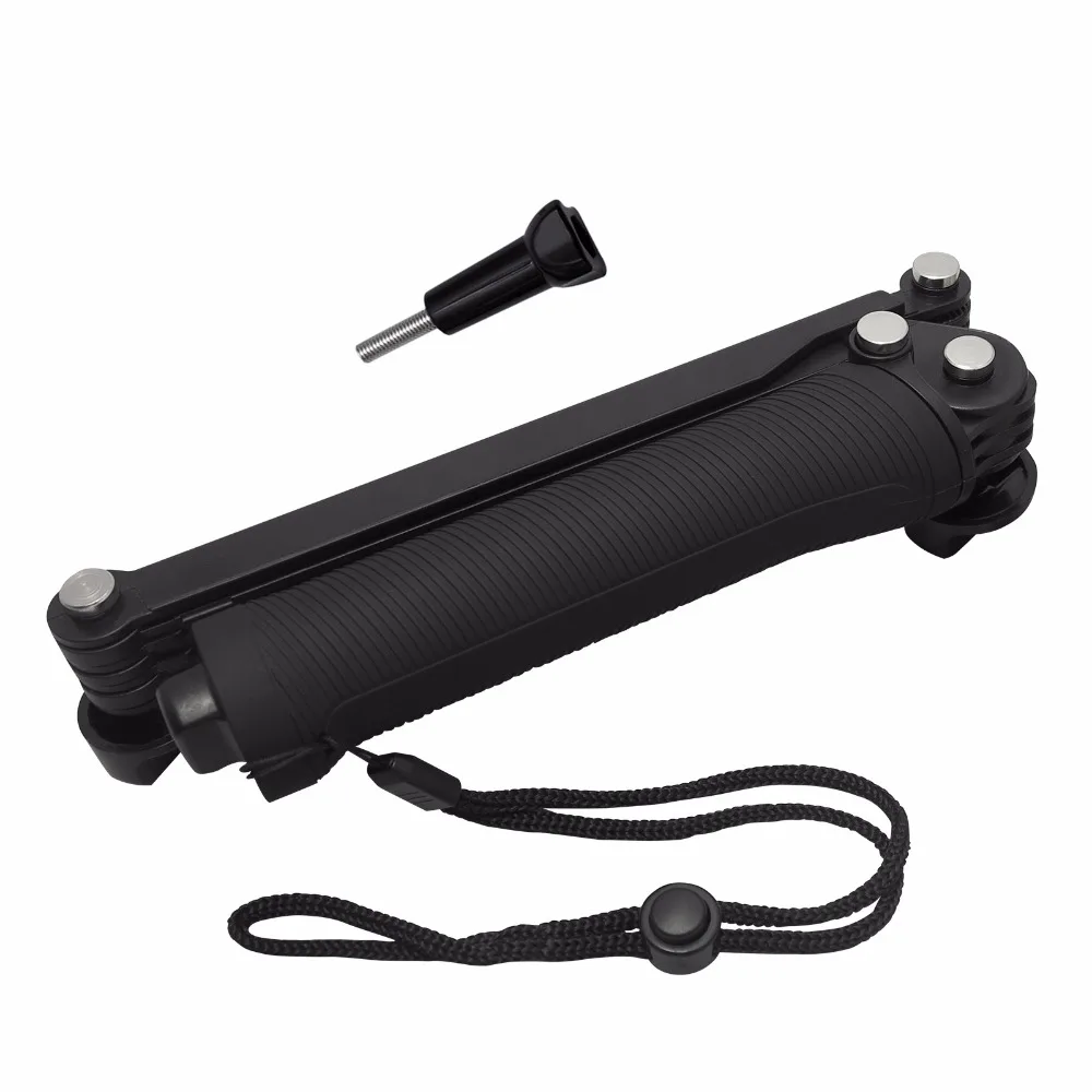 Monopod 3 Way Grip Selfie Stick for GoPro Hero 6 5 4 Session Xiaomi Yi 4K Sjcam Sj4000 Eken H9 H9r Go Pro Accessories | Электроника