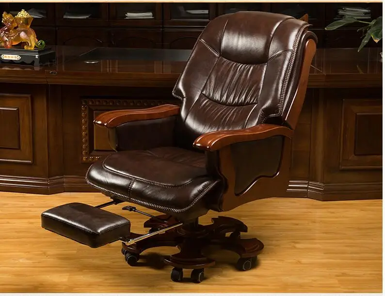 Стул Boss из натуральной кожи может лежать массажное кресло с большим