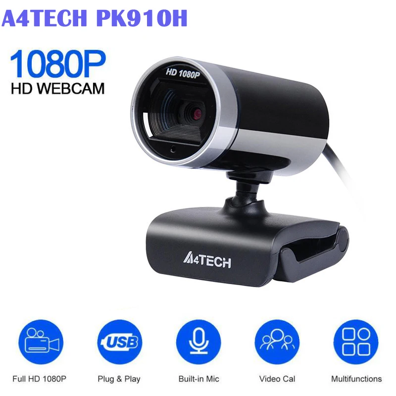 

1080P Webcam Built-in Microphone With USB 2.0 For Laptop Live Broadcast Video Conference Work Computer Camera