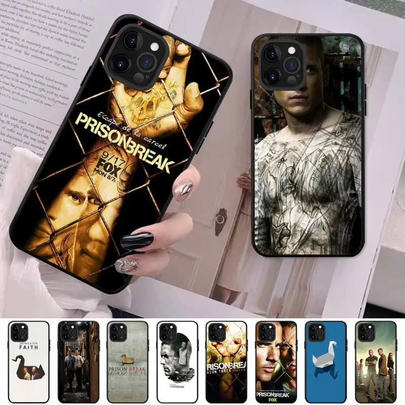 

Prison Break Phone Case For iPhone 13 11 8 7 6 6S Plus X XS MAX 5 5S SE 2020 XR 11 pro DIY Funda
