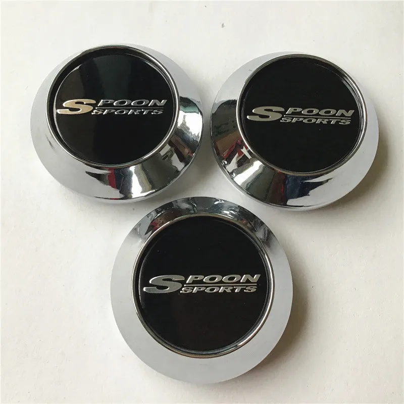 4Pcs 68mm For SPOON Wheel Center Hub Caps Car Styling Cover 45mm Emblem Badge Logo Auto Rims Accessories | Автомобили и мотоциклы