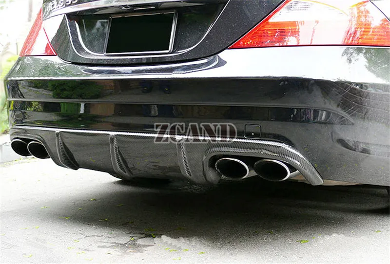 FRP задний дополнительный бампер диффузор для Mercedes BenzA W219 CLS AMG CLS55 CLS63 2006-2010
