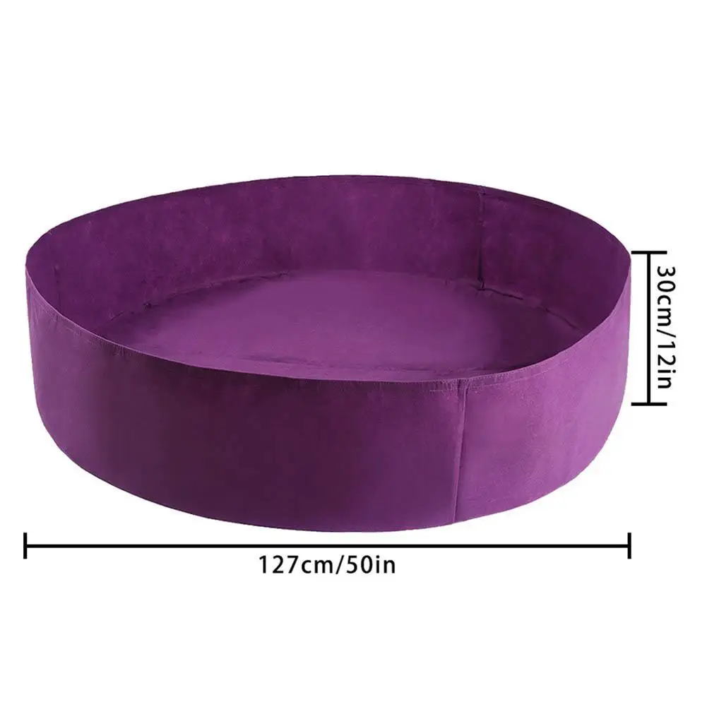 

Non-Woven Round Garden Home Vegetables Flower Nursery Pot Growing BagPlanter Garden Supplies