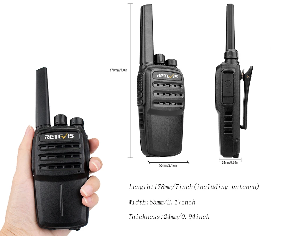 RETEVIS RT40 DMR цифровая рация PMR446/FRS PMR 446MHz радио Comunicador 0,5 W VOX двухсторонний радиоприемопередатчик