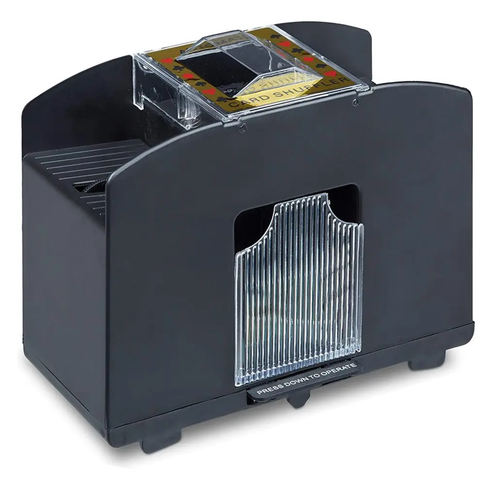 

Card Shuffling Machine Electric Shuffler For Poker Bridge Cards Can Wash 2.4.6 Pairs Of Poker Automatic Shuffle Machine