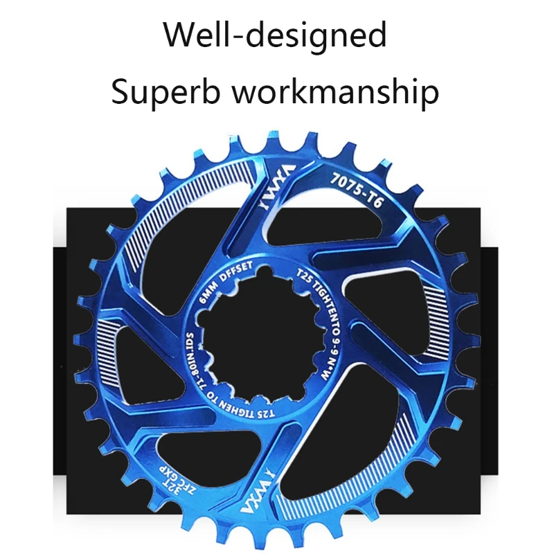 Звезда для горного велосипеда GXP кривошипная звезда из алюминиевого сплава 30T 32T
