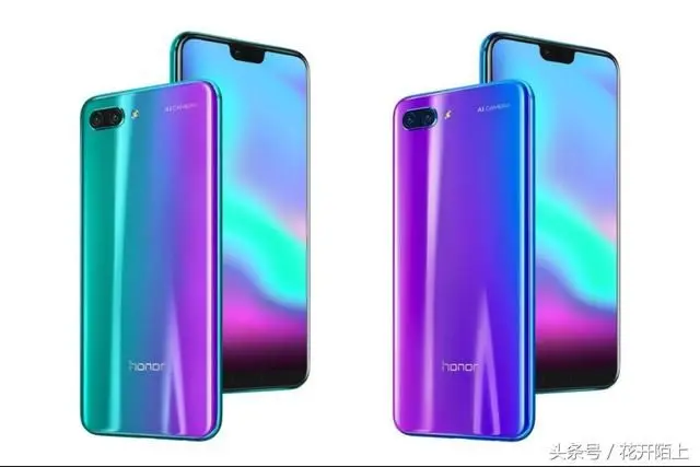 Honor 10 Мобильный телефон 5,8" Kirin 970 Восьмиядерный AI камера отпечаток пальца ID NFC android 8,1 6G ram 128G rom 3300mAh Телефон