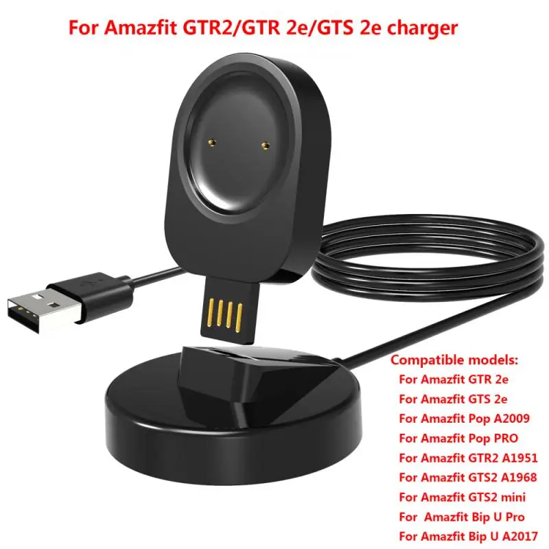 

Dock Station Stand Charger Adapter USB Charging Cable Base Holder For Amazfit GTR 2/GT 2E/GTS 2/2e GTS 2 Mini/Bip U/Pro/