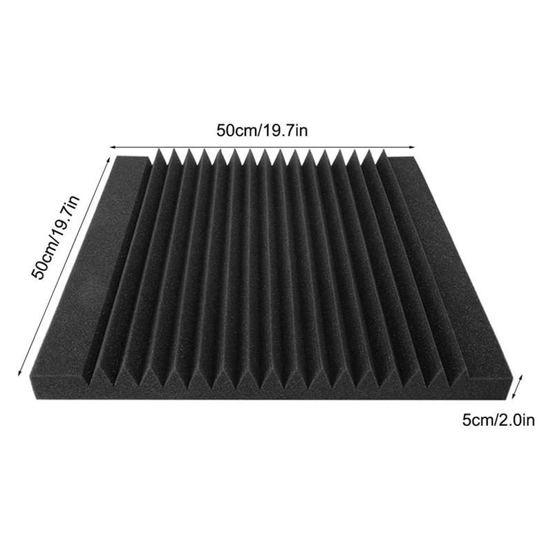 6 шт. акустические панели звукоизоляционная пена акустическая панель для