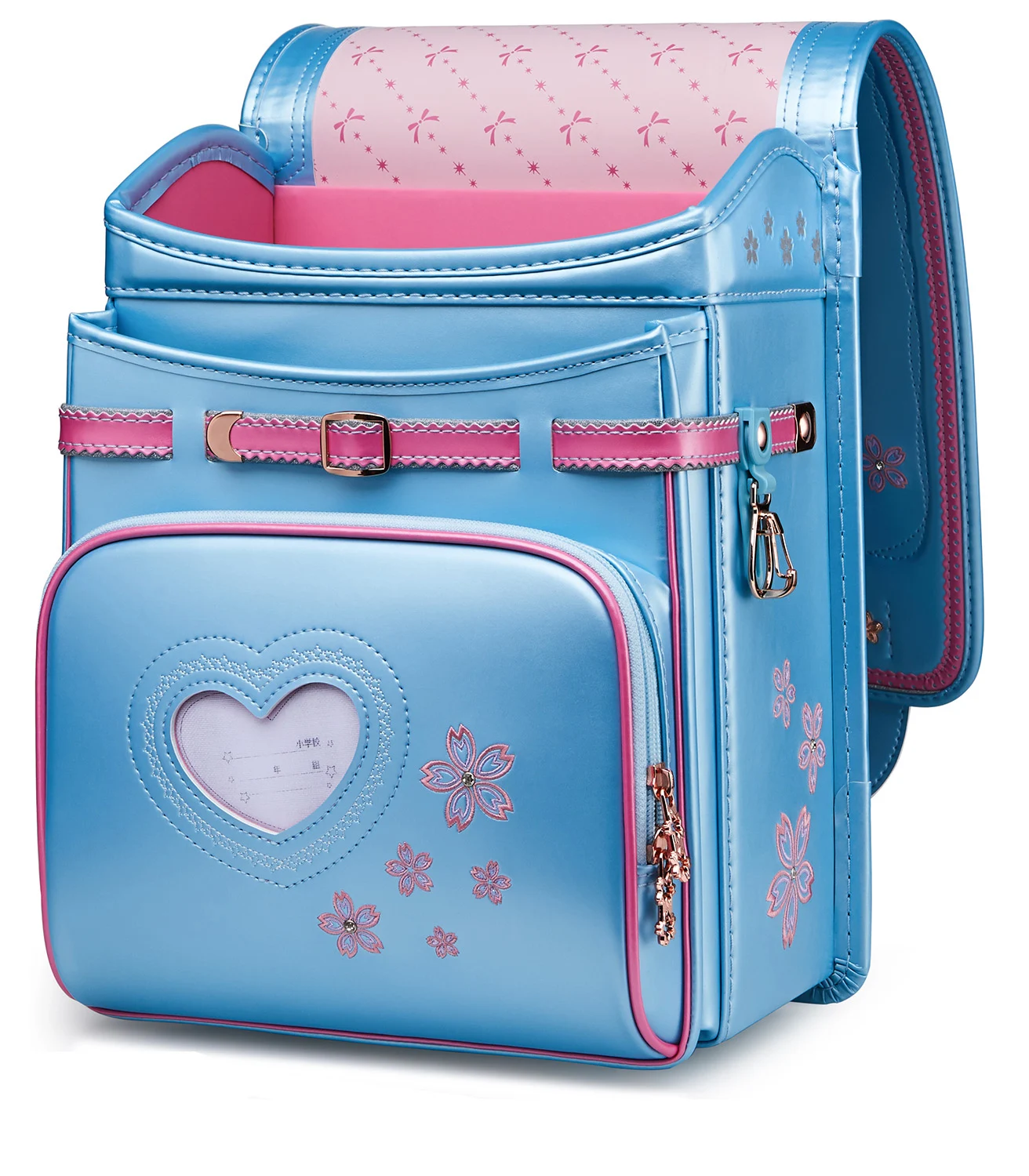 New Design Coulomb Children School Bag Girls Kid Orthopedic Sakura Embroidery Backpack Children Bookbags Randoseru Bags рюкзак