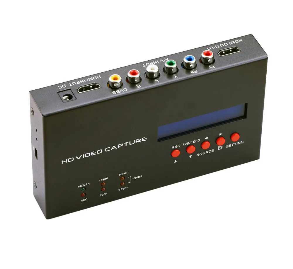 Оригинальный Ezcap 283S HD видео Захват коробка HDMI CVBS AV видеозапись для PS3 PS4 XBOX TV STB