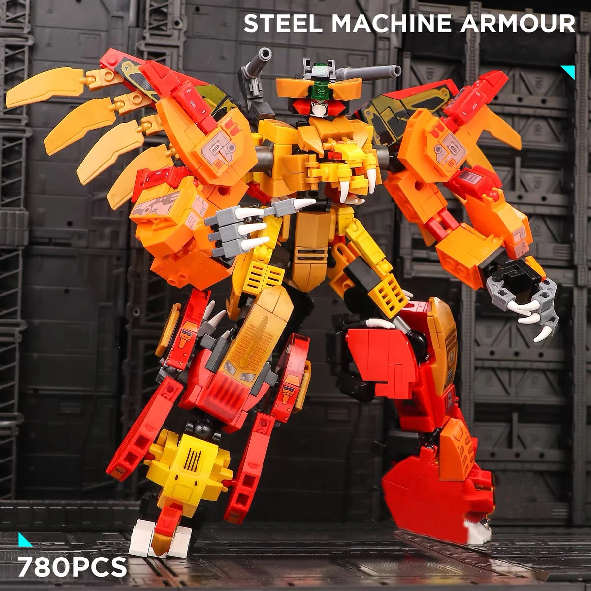 

MOC Idea Series 4 In 1 Deformation Robot Mecha Building Block Set Techniacl Mecha Combat Robot Bricks Creative Toy For Kids Gift