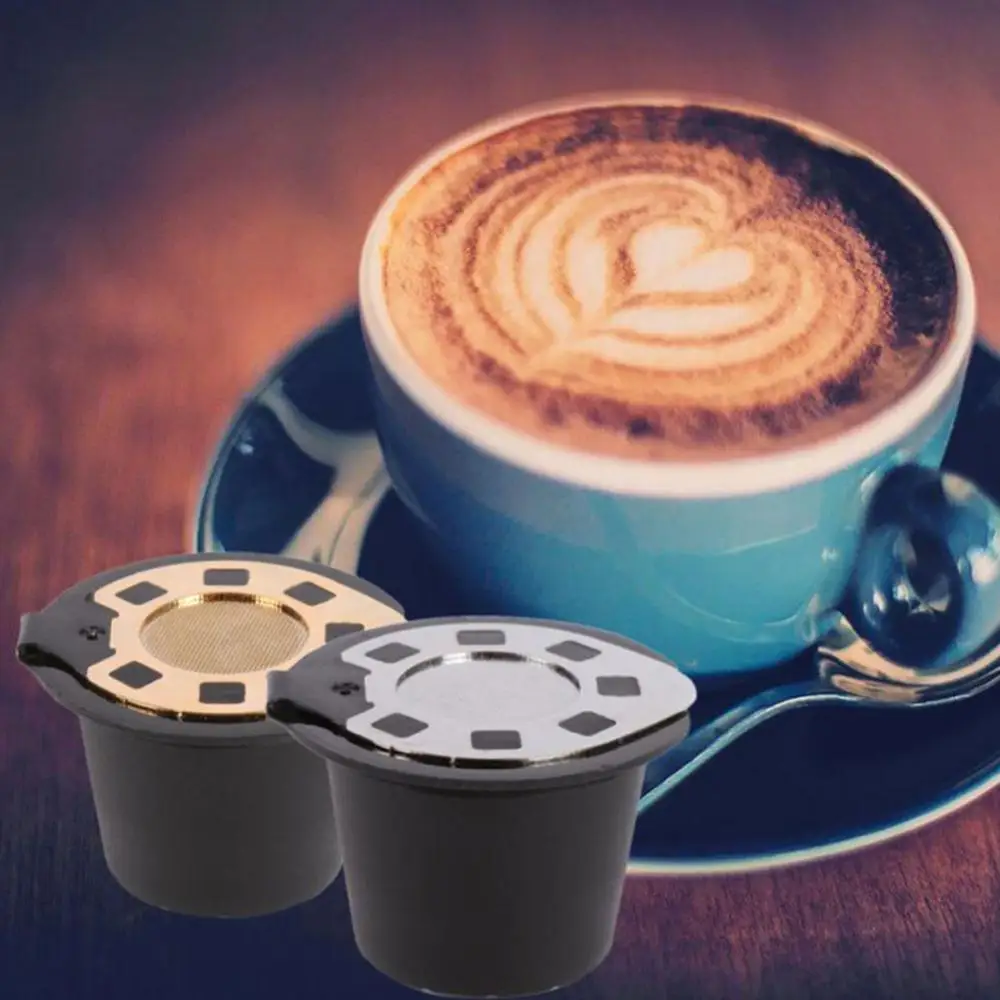

Hot Sales 3Pcs Stainless Steel Refillable Reusable Coffee Filter Capsule Cup for Nespresso
