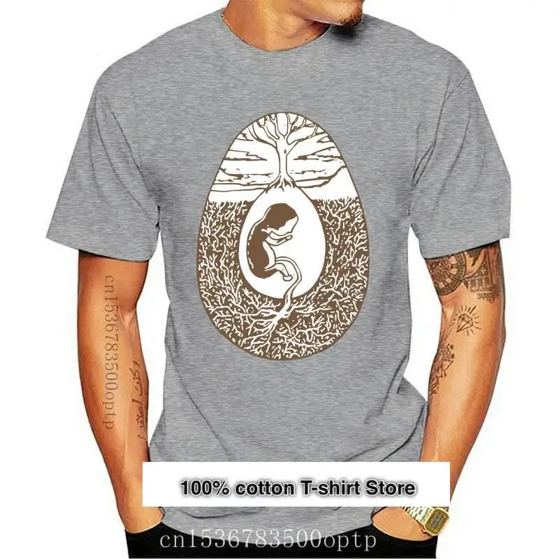 

Camiseta de nacimiento de Tree para mujer, ropa corta negra, Design de mujer