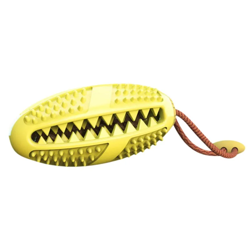 yellow ellipse 16cm Многофункциональные игрушки для домашних животных с присоской, игрушка для собак с шариком из термопластичного каучука для чистки зубов, жевательные резиновые игрушки для собак для маленьких собак - Цвет: yellow ellipse 16cm