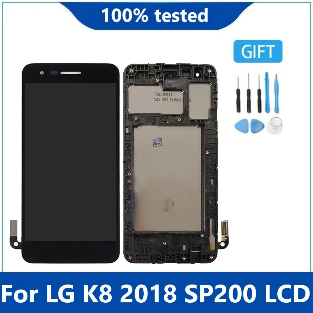 5.0&quot For LG K8 2018 LCD Aristo 2 Plus SP200 Display MX210 LM-X210 X210AM X210MA X210 Touch Screen Digitizer Assembly Frame - купить по