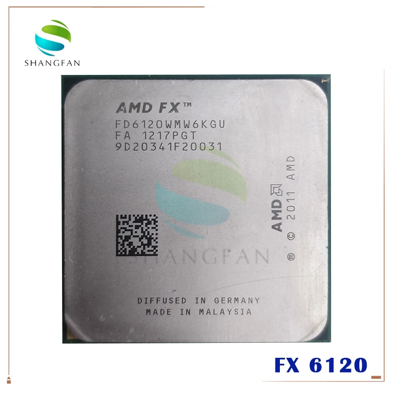 

AMD FX-Series FX-6120 FX 6120 3.5 GHz Six-Core CPU Processor FD6120WMW6KGU Socket AM3+