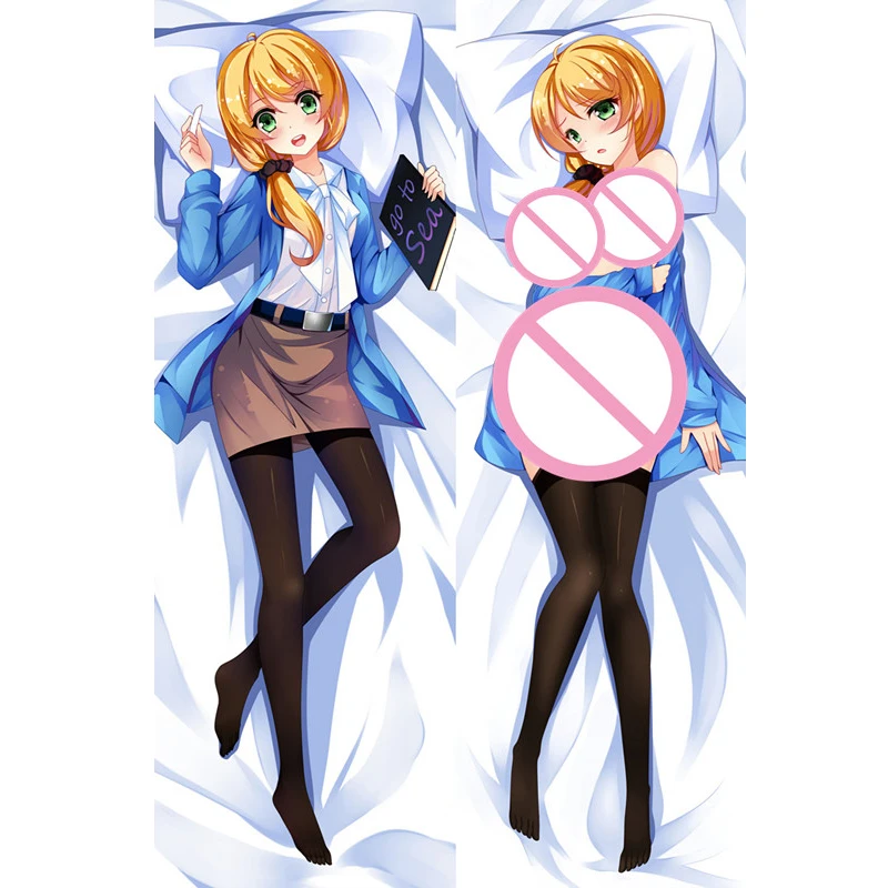 Горячая аниме NEW HORIZON персонажи ассистент языка учитель Эллен Бейкер наволочка