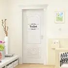 Съемная Водонепроницаемая наклейка для ванной, туалета наклейка на дверь, на стену, наклейка на дверь, домашний декор 