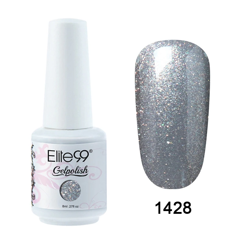 1428 Elite99 8 мл Гель-лак для ногтей Vernis Полупостоянный лак для ногтей УФ-гель лак для ногтей эмаль для маникюра Лак для ногтей - Цвет: 1428