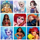 Алмазная вышивка алмазной принцессы из мультфильма Жасмин