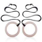 Кольца для гимнастики, 2832 мм, с регулируемыми ремешками 4,5 м