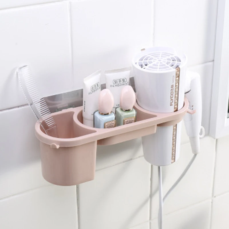 Пластиковый фен для волос в ванную комнату органайзер вешалка держатель зубной