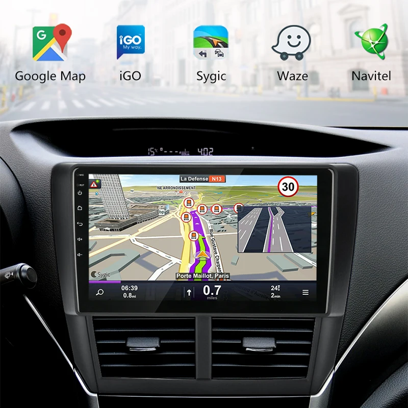 JMCQ Android автомобильное радио для Subaru Forester 3 2008 12 Мультимедиа Видео плеер 4G Интернет