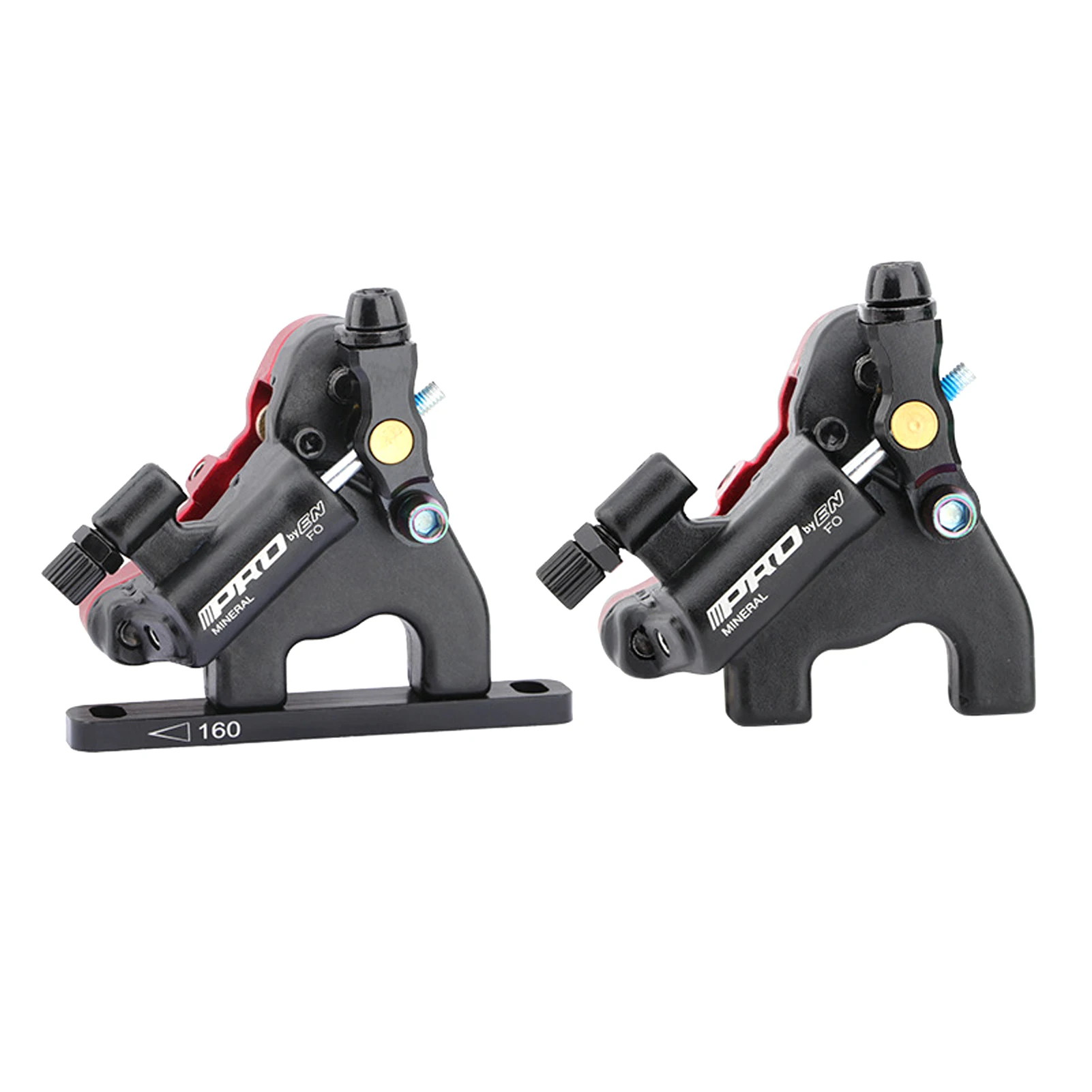 

1pair Cycling Easy Install Front Rear Professional Road Bicycle Outdoor Line Pulling Universal Hydraulic Disc Brake Calipers
