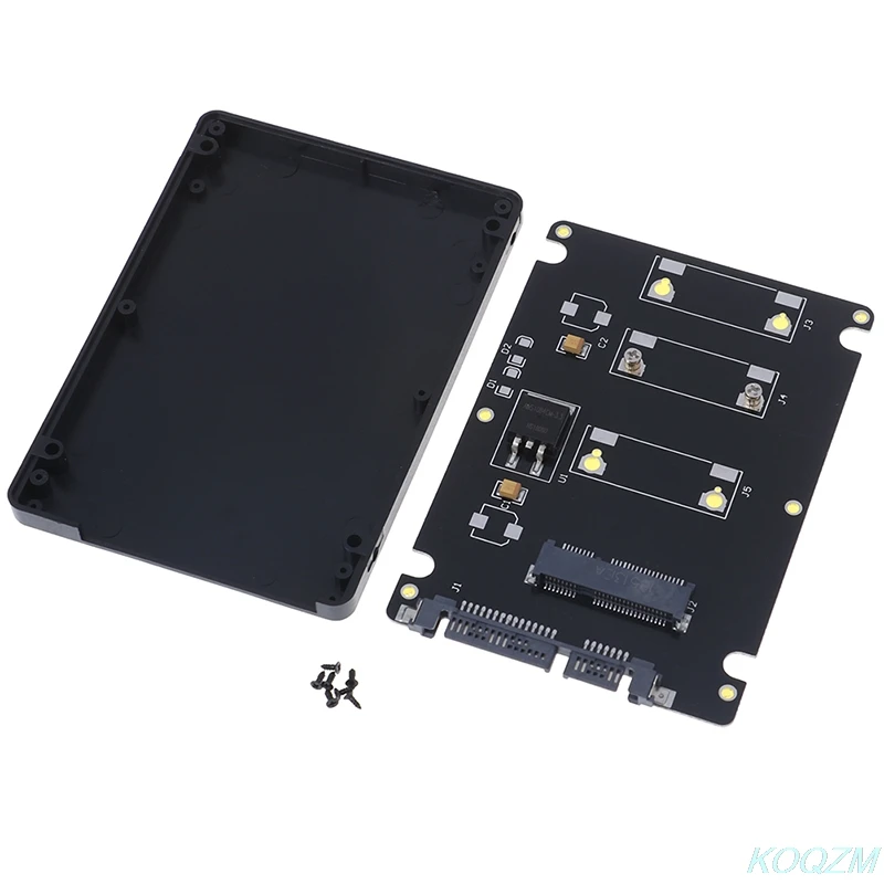 

Mini pcie mSATA adapter SSD to 2.5 inch SATA3 adapter card with case ccrews
