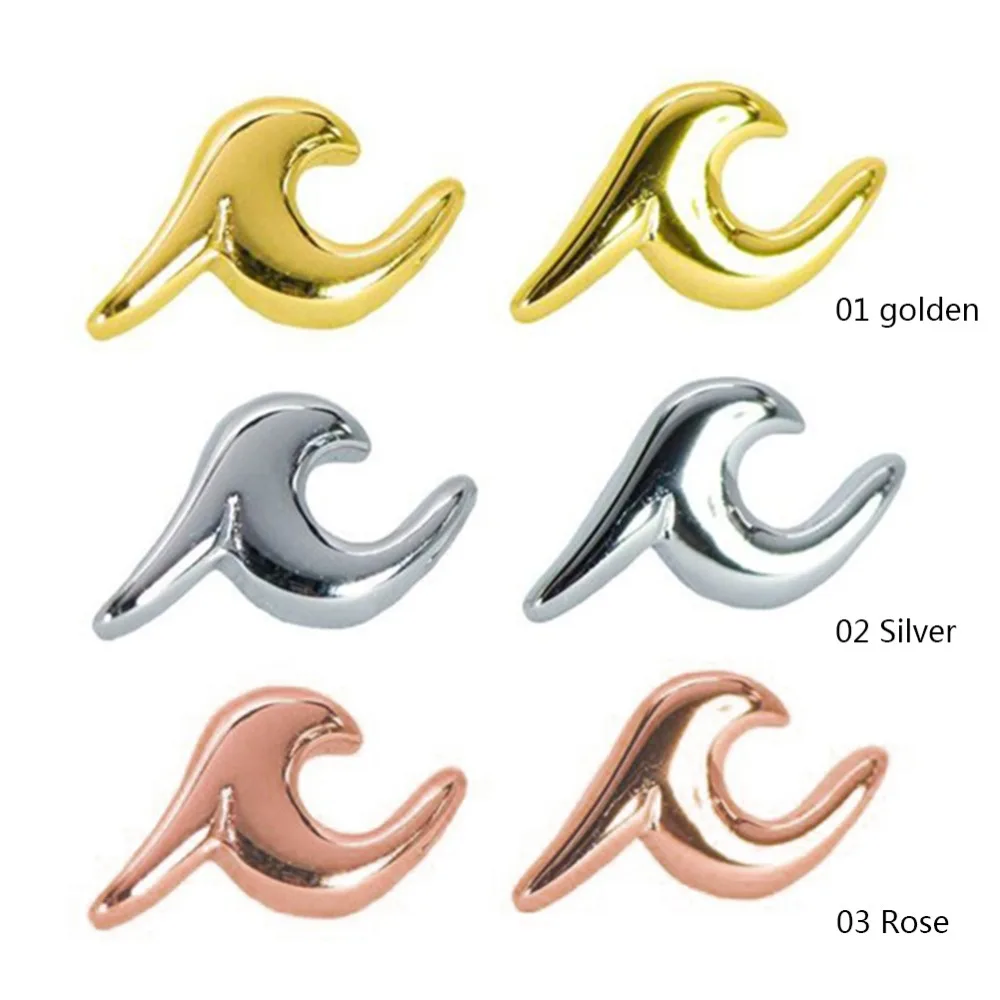 Новые брендовые трендовые позолоченные серьги гвоздики с розовым золотом для