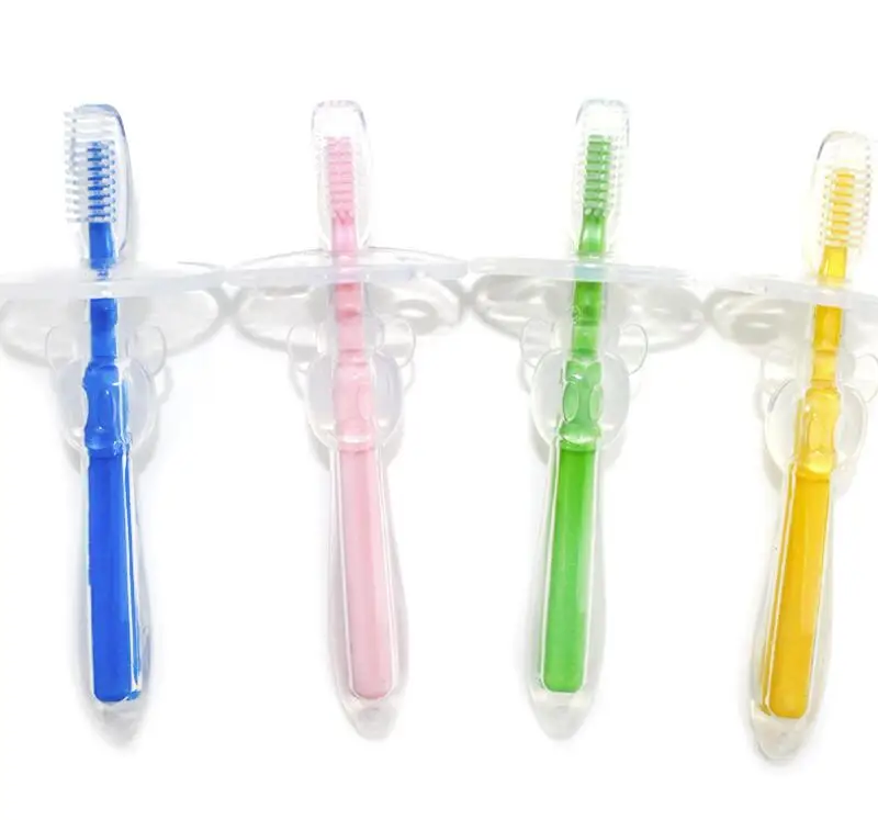 1 шт Детские Мягкие силиконовые учебная зубная щетка детские для малышей Уход за