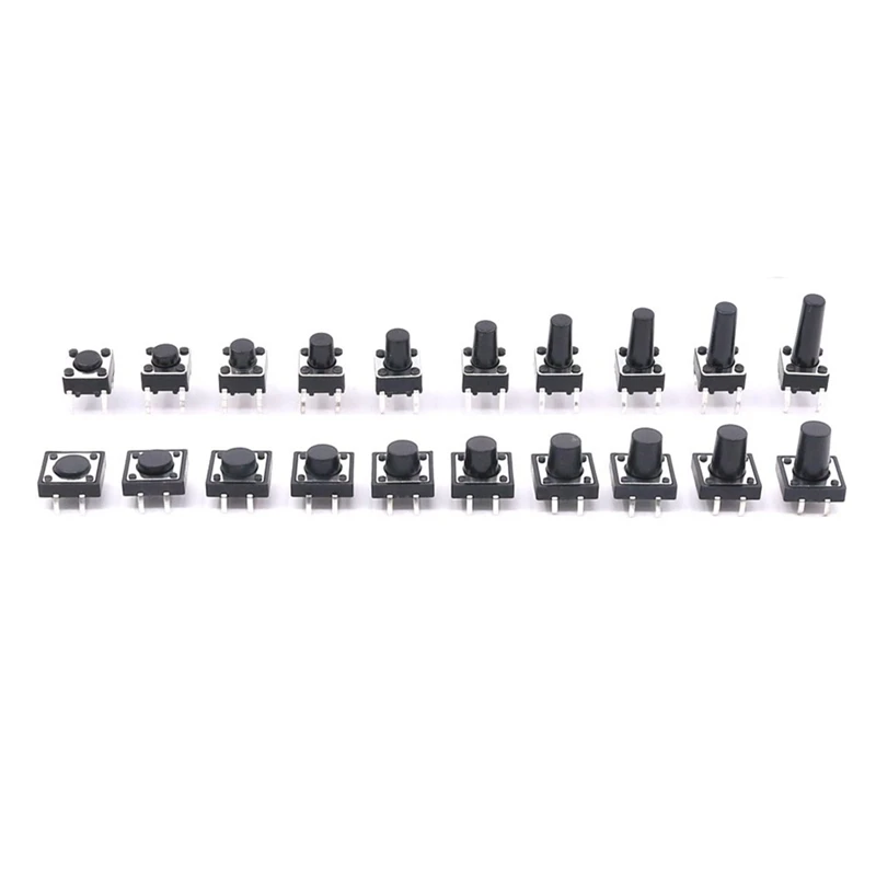 Momentary Push Button Switch 6 x 6mm 12 12mm Tactile Micro-Tactile Classification Kit-20 Value/4 | Компьютеры и офис