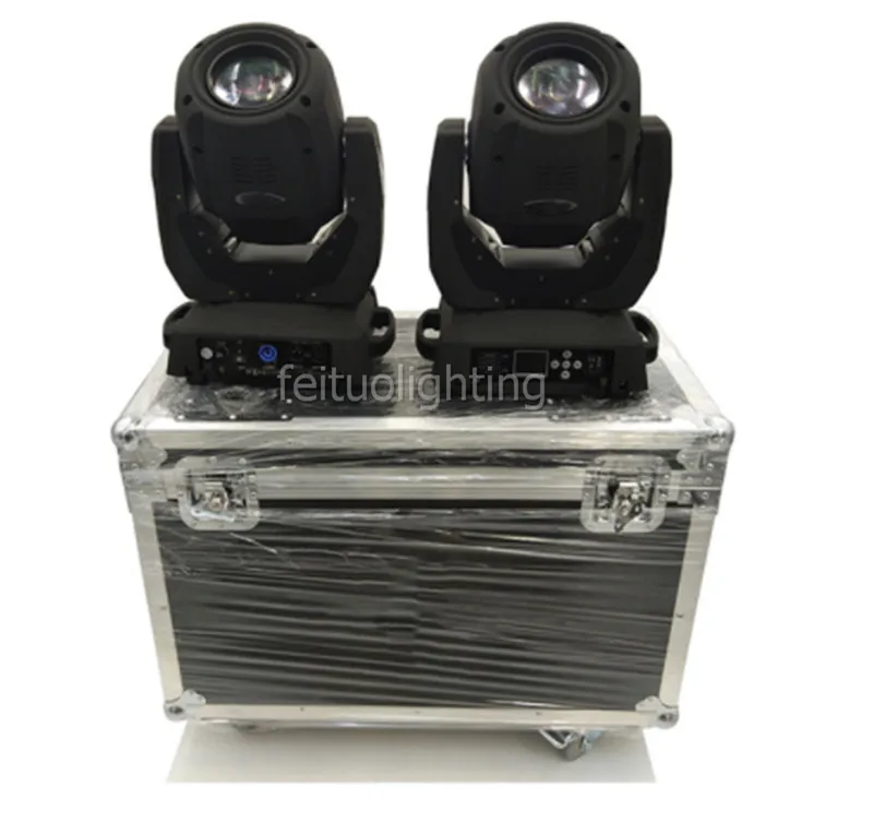 E-8lights с 4 fly case Mini 230w 7r sharpy beam 230w spot gobos проектор с перемещающейся головкой света