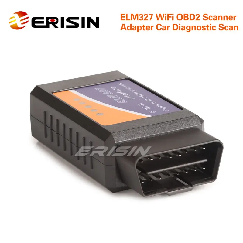 Erisin ES380 ELM327 Wi-Fi OBDII адаптер сканера автомобиля диагностический сканирующий инструмент для iOS Android телефон