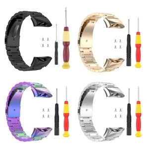 Универсальная запасная внутренняя часть Нержавеющаясталь металлический ремешок Ремешок для наручных часов для Garmin Forerunner 45 45S Плавание 2 смарт-браслет