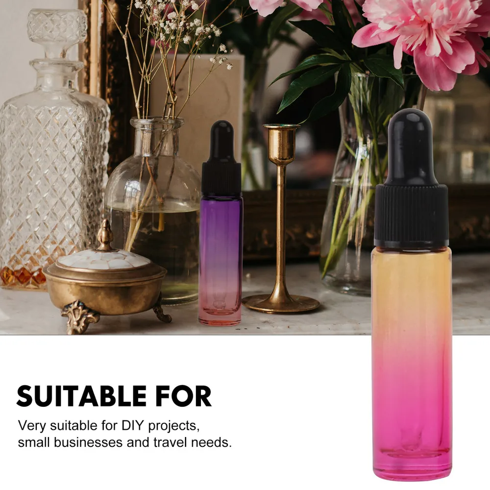 

10Pcs Practical Refillable Empty Bottle Durable Liquid Cosmetics Glass Bottle