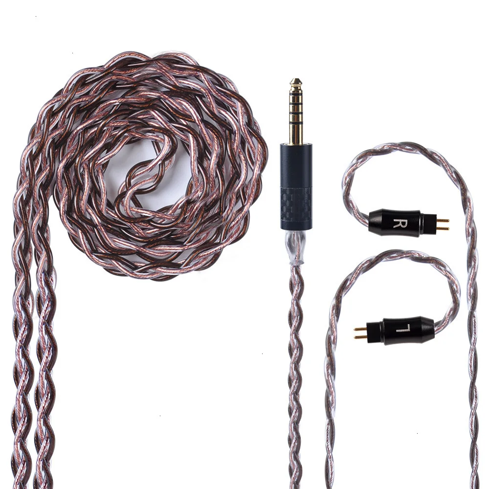 UPOCC NEOTECH 26AWG 7N монокристаллической Медь кабель 2,5/3,5/4,4 мм балансный кабель для наушников с MMCX импорт из Тайваня для HQ8