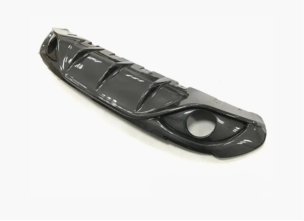 Carbon fiber Car Rear Bumper Spoiler Lip Auto Diffuser For Alfa Romeo Giulia 2017 2018 | Автомобили и мотоциклы