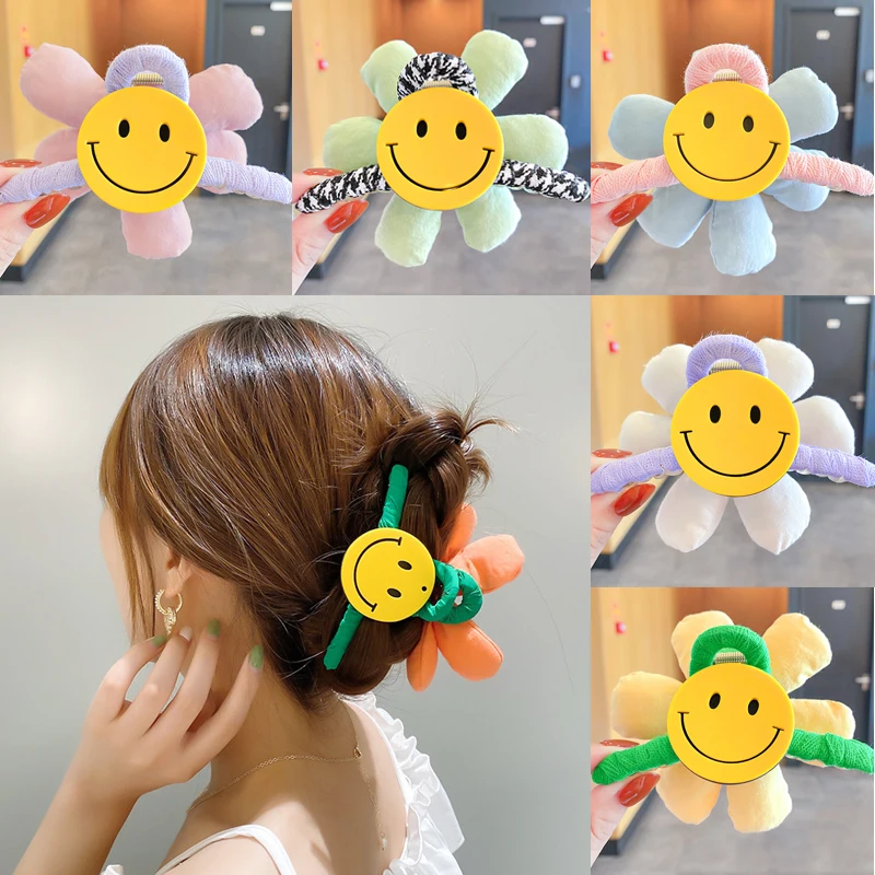 

Заколка для волос женская, в Корейском стиле, с подсолнухами