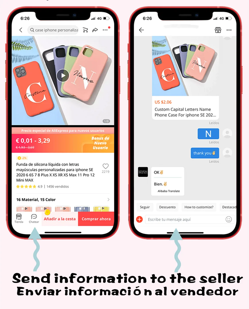 Luxury Makeup Mirror TPU Custom Name Logo Case For iphone XS XR 13 12 11 Pro MAX Shockproof Cover For iphone 7 8 plus Phone Case