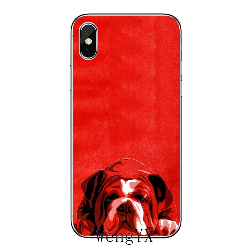 Чехол для Samsung Galaxy S10e Lite S9 S8 S7 S6 edge Plus S5 S4 S3 Note 10 9 8 5 4 mini Dog Polynesian Английский бульдог |
