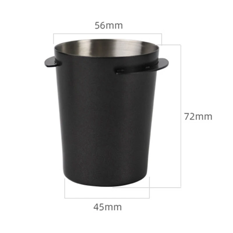 

58mm Stainless Steel Dosing Cup,Coffee Sniffing Mug,Espresso Machine Portafilter,Coffee Tamper Powder