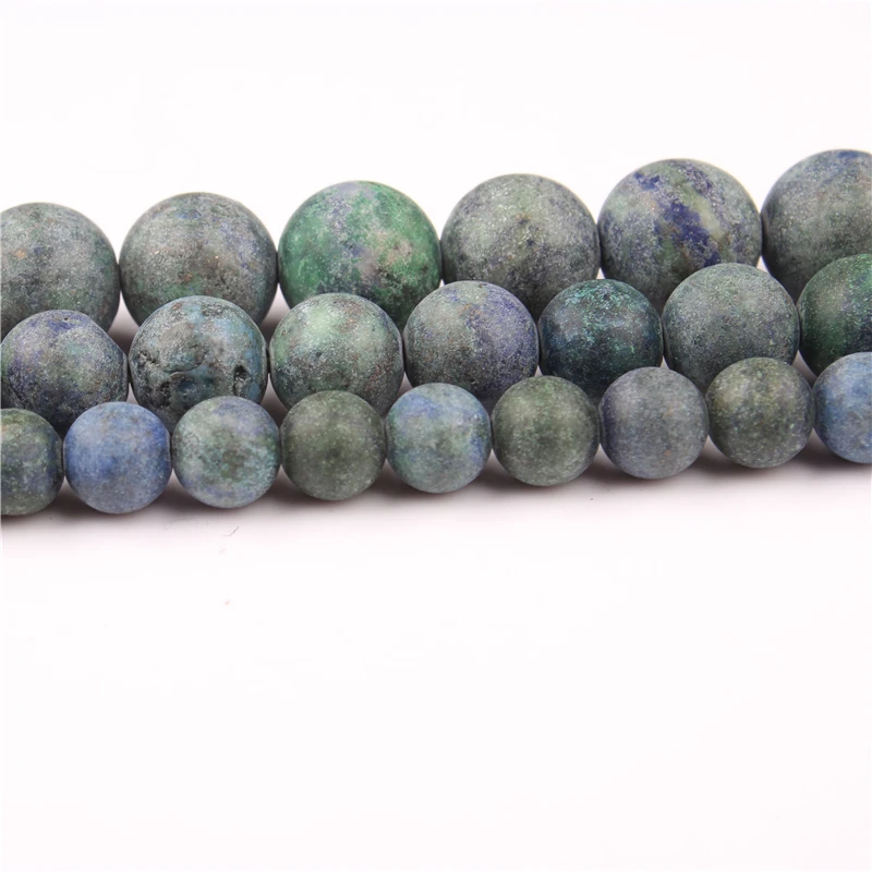 

NaturalJewellryFrosted Phoenix GreenLooseBead4/6/8/10/12MMSuitableForJewelryMakingDIYBraceletNecklace