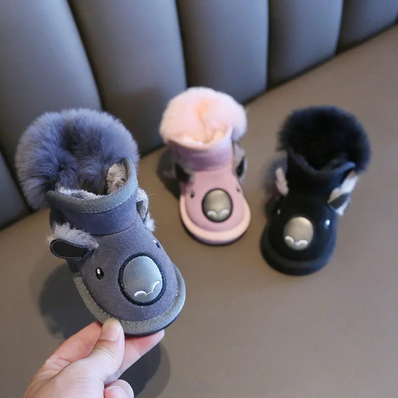 2019 г. новые зимние ботинки для мальчиков и девочек детские короткие повседневные