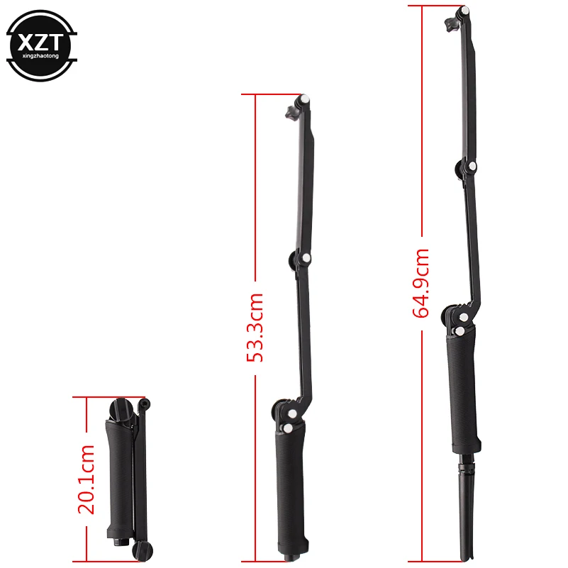 1 шт. монопод GoPro складной 3-ходовой штатив для селфи удлинитель винт Штатив Gopro Hero |