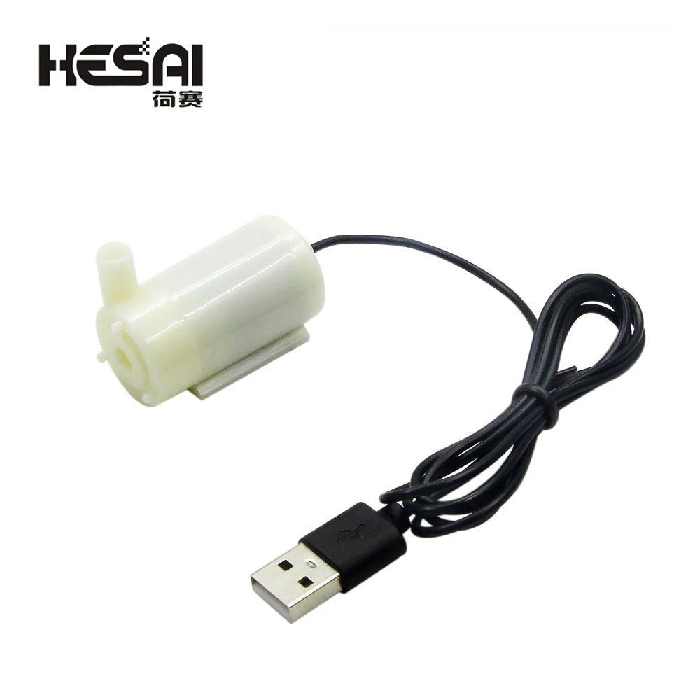 Фото Погружной водяной мини-насос, 5 в постоянного тока, USB, Бесщеточный насос с низким уровнем шума, 120 л/ч №5