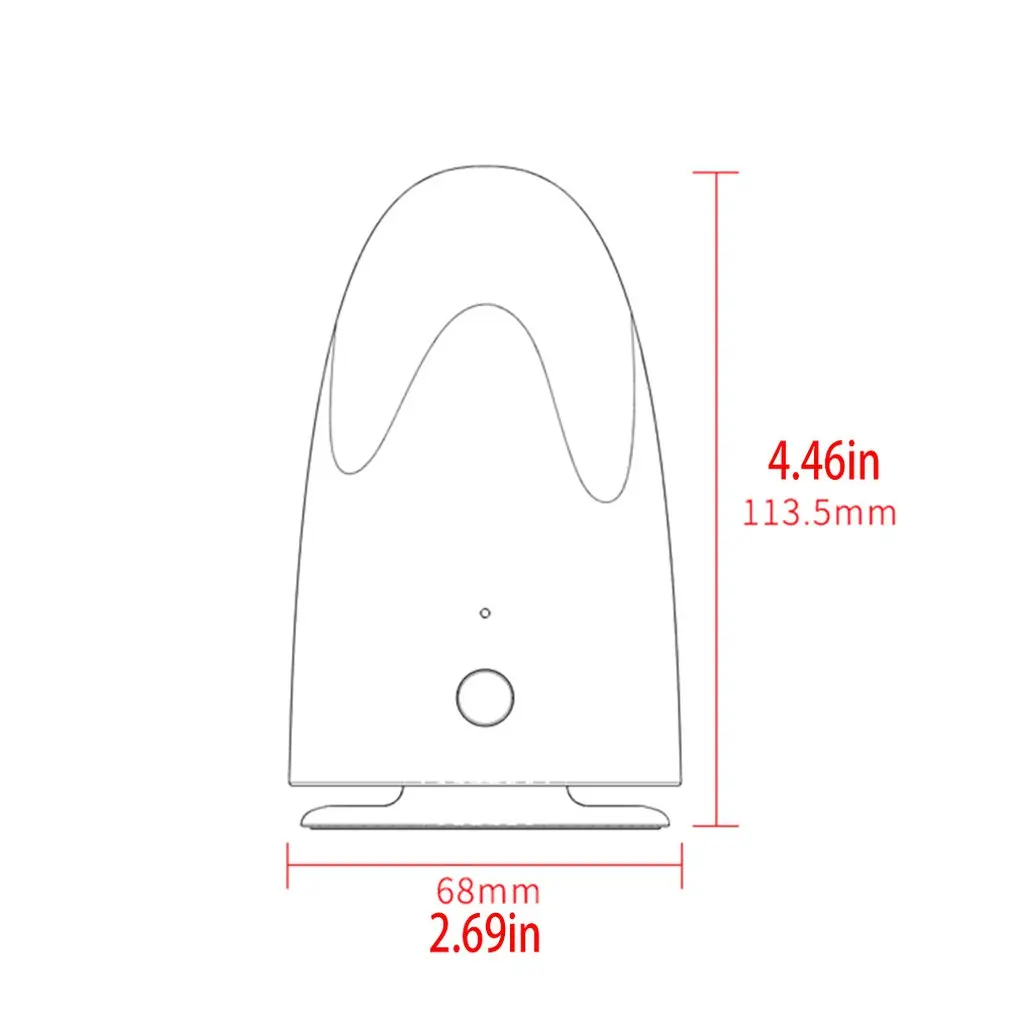 

Mini Portable Air Purifier Household Refrigerator Deodorizer Odor Removal Sterilization Disinfection Ozone Deodorizer