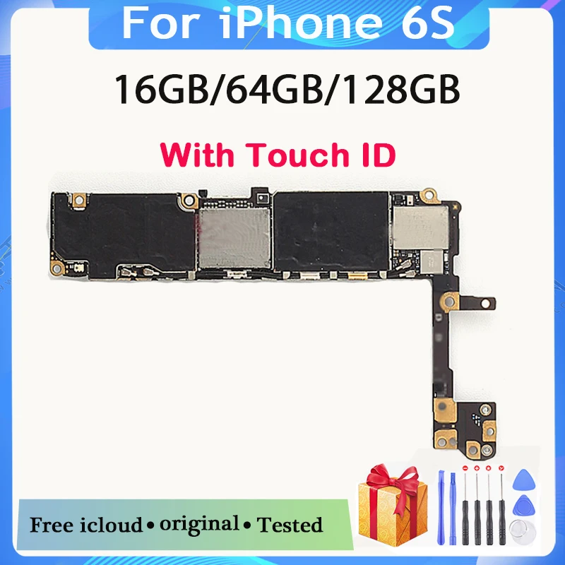 Материнская плата для iphone 6S 4 7 дюйма оригинальная разблокированная логическая 16